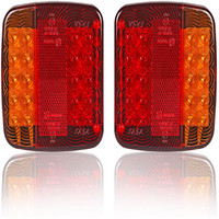 Aohewei Led AnhäNger RüCkleuchten Lkw Bremsleuchte 12V Blink