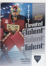 2024-25 Upper Deck PWHL Elevated Talent #ET-19 Ann-Renee Desbiens -Montreal