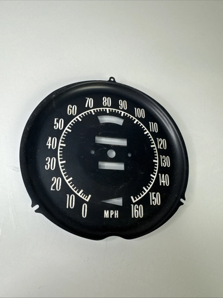 Placa frontal velocímetro Chevrolet Corvette 1972 1973 AC Delco 6496851 Foto 4 de 4