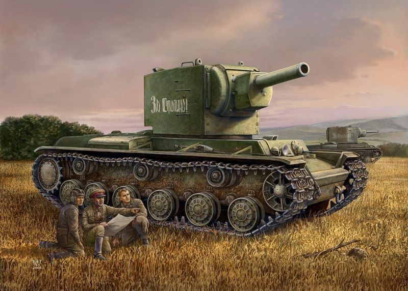 Hobbyboss 84816 - 1:48 Russian Kv-2 Tank - New