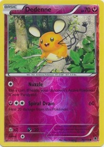 Dedenne 70/119 Phantom Forces Reverse Holo Common