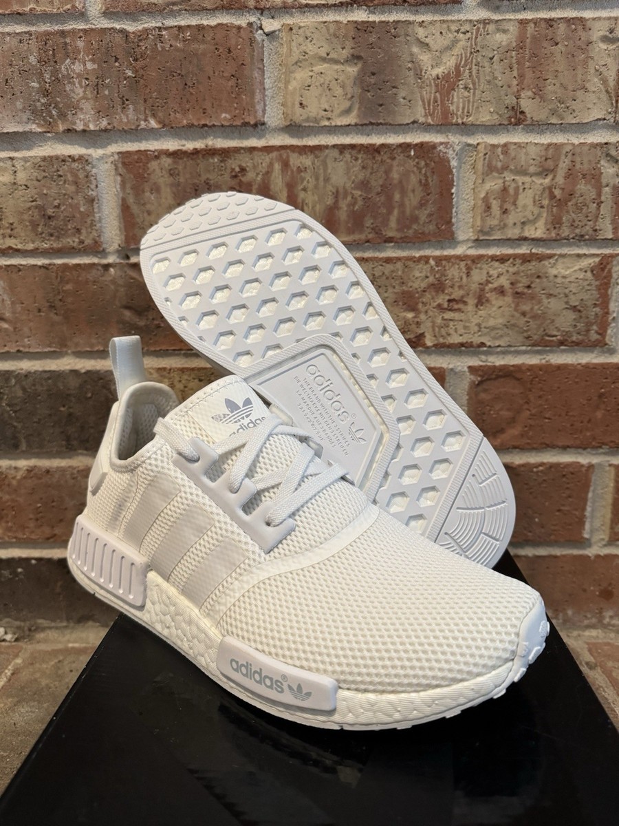 New 10 Adidas Originals NMD R1 Casual Sneakers 2016 All Triple