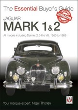 Jaguar Mark 1 & 2 (All models including Daimler 2.5-litre V8) 1955 to 1969: