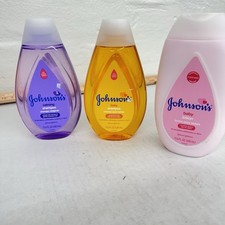 3 Pack Johnson Tear Free Baby Shampoo,Calming Shampoo, Baby Lotion Sealed