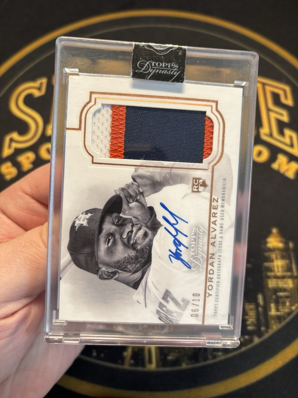 Yordan Alvarez 2020 Topps Dynasty RC Patch Auto /10