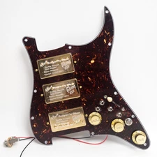 HHH Prewired Loaded Pickguard with Humbucker Pickups for Fender Strat Guitar