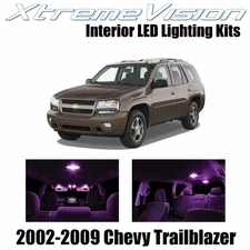 XtremeVision Interior LED for Chevy Trailblazer 2002-2009 (16 PCS) Pink