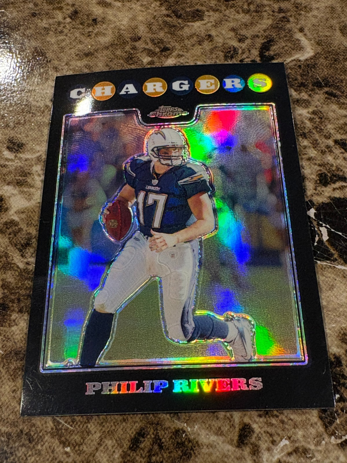 PHILIP RIVERS 2008 Topps Chrome Refractor #TC23 Chargers