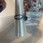 Bomb Party Ring SZ8 RBP6857 A Queen Of Her Castle LC Sapphire Blue Tourmaline — photo 3