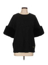 MICHAEL Michael Kors Women Black Sweatshirt L