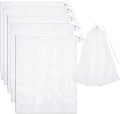 6Pack 24 * 16'' Pool Fine Mesh Filter Bags for Leaf Vacuum Pool Cleaners,Pool Va