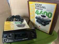 Kodak Carousel Projector 4600 Projector With Box Remote Manual No 140 Slide Tray
