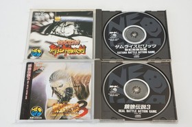 NEO GEO CD Console CD-T01 with Games Tested System SNK -NTSC-J CD- 0022203