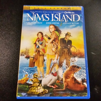 Nim's Island DVD Full Screen Abigail Breslin Jodie Foster Gerard Butler PG