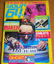 Your 64 Magazine February 1985 Issue 6 - Commodore 64 C64 Video Games