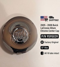 Oem 2005 - 2008 Buick Lacrosse Allure Chrome Center Cap Pn 9595039
