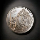 2019 “Rate Reaper” Death of the Dollar Series #18 Silver Shield 1 oz UNC. .999