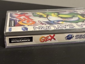 Gex (Sega Saturn, 1996) CIB Complete with Reg Card Tested Works Authentic
