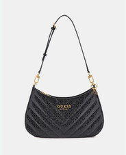 Borsa a tracolla Guess Jania Top Zip Nera