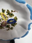 Vintage Italy Hand Painted Porcelain Trinket Dish Flower Number 330 — photo 4