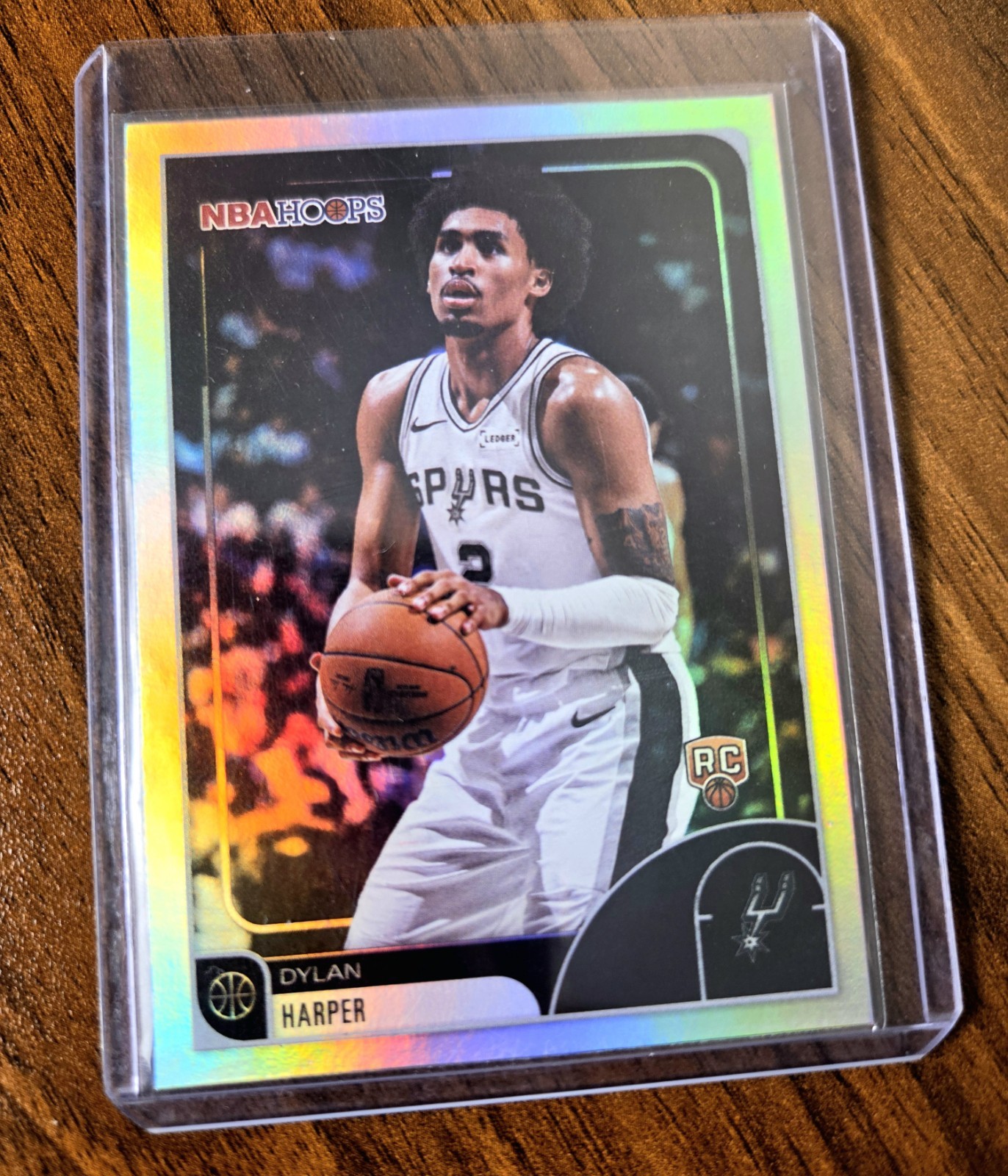 2025-26 NBA Hoops Dylan Harper Rookie Holo #7  SA Spurs