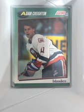 1991 Score Adam Creighton #211 New York Islanders Hockey Card
