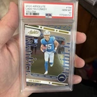 2024 Panini Absolute Football Yellow Ladd McConkey #134 PSA 10