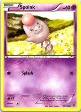 Spoink 49/146 Common XY Base Set Pokemon NM
