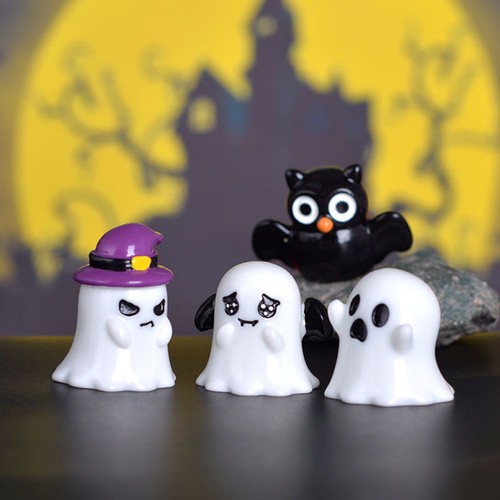 Mini Figurine Fantôme Halloween pour Décoration Maison Bureau Résine | eBay