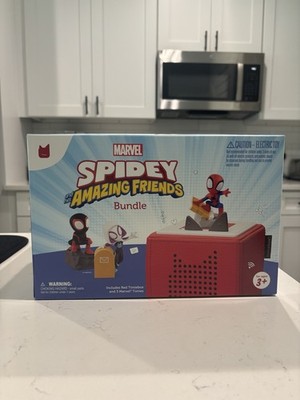 Tonies Toniebox Audio Player Bundle w/Marvel's Spidey & His Amazing Friends New