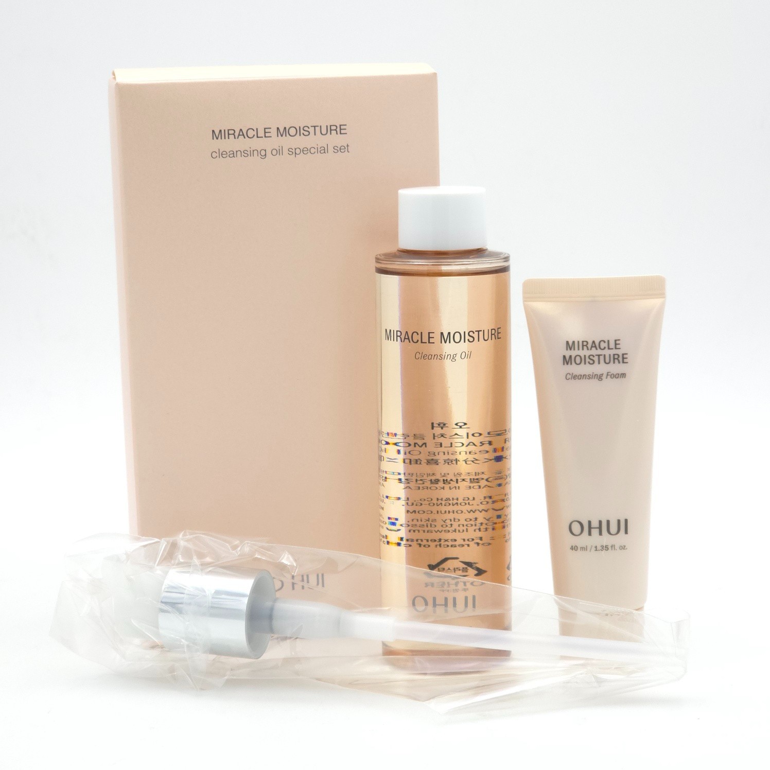 O HUI Aceite Limpiador Hidratante Milagro Set Especial 2 Artículos K-Beauty