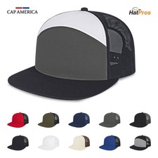 Gorra America i3057 Perfil Medio 7 Paneles Snapback Camionero Gorra Plana Bill
