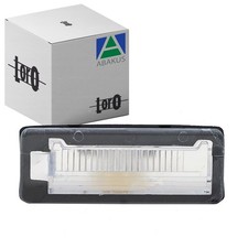 ABAKUS KENNZEICHENLEUCHTE BEIDSEITIG PASSEND FÜR FIAT DOBLO OPEL COMBO |