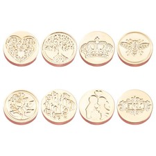 Retro Wax Seal Stamp Heart Sealing Waxed Stamp for Envelope Card Decorations