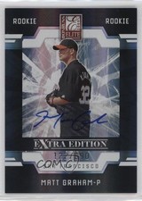 2009 Donruss Elite Extra Edition Rookie 122/690 Matt Graham #130 Auto 0b0