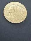 1907 Indian Head Gold Quarter Eagle, $2.50 Problem-Free  .US.