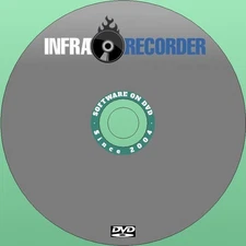 Latest New Release InfraRecorder CD/DVD Burner Software APP for Windows on DVD