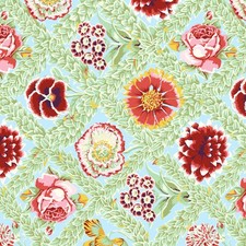 1/2 Yard - Vintage Flower Lattice - Summer by Kaffe Fassett Collective