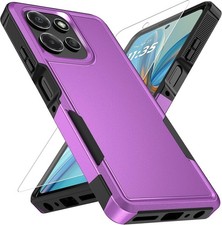 Shockproof Heavy-Duty Case  Tempered Glass for Moto G Power 2025/G Play 2025