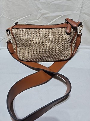 Luisa Vannini Cross Body Woven Purse