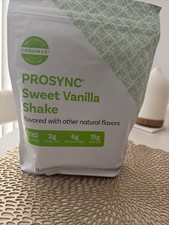 PROSYNC Sweet Vanilla Protein Shake Powder Chromax 14 Servings 15g Protein 11oz