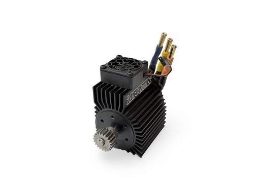 Spektrum SPMXSM3300 Firma 3900Kv 4-Pole Brushless Motor W/ HeatSink, Fan, Pinion