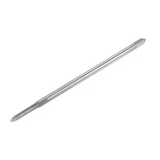 #6-32 UNC High Speed Steel 4" Length 3 Straight Flute Machine Screw Thread Tap