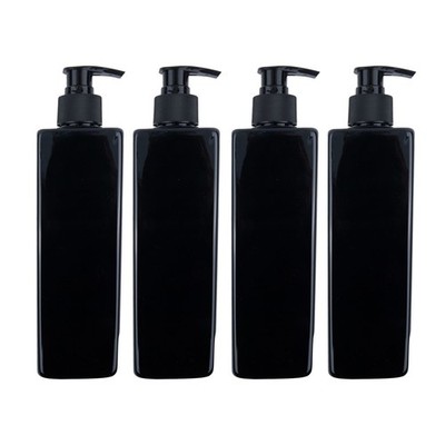 Auslaufsicher Pumpflasche Zusätze 4pcs Schwarzes Zufuhr Lotion Schäumen