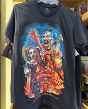 Universal Studios HHN Halloween Horror Nights 2025 Terrifier Shirt Apparel