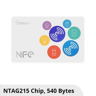 SONOFF Smart Label NFC Tag 215 chip 540 bytes Compatible with NFC-enabled phones
