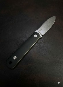 Boker BFF Packlite Richlite Black Fixed Neck Knife MagnaCut Blade EDC 