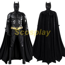 Dark Knight Rises Batman Cosplay Costume Bruce Wayne Suit Full Set Halloween