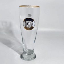 Valentin Weizenbier 0.5L Glass With Gold Rim & Logo Vintage Design