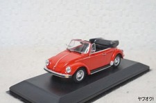 Minichamps VW 1303 Cabriolet 1972 80 1 43 Miniature Car Volkswagen Beetle Red